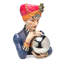 MACKENZIE-CHILDS Fortune Teller Courtly Stripe Citrouille